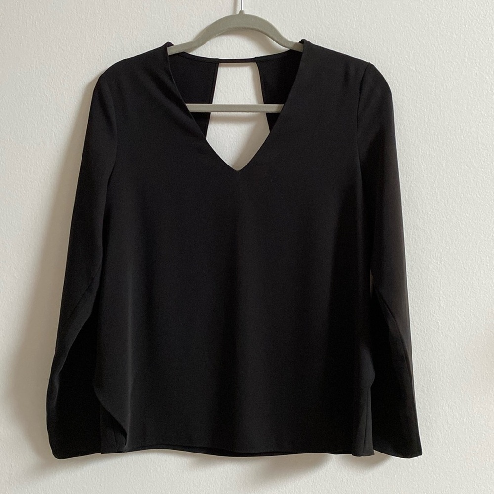 Cooper & Ella Black Open Back Top